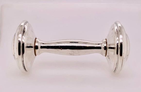 Vintage Sterling Silver Baby Rattle
