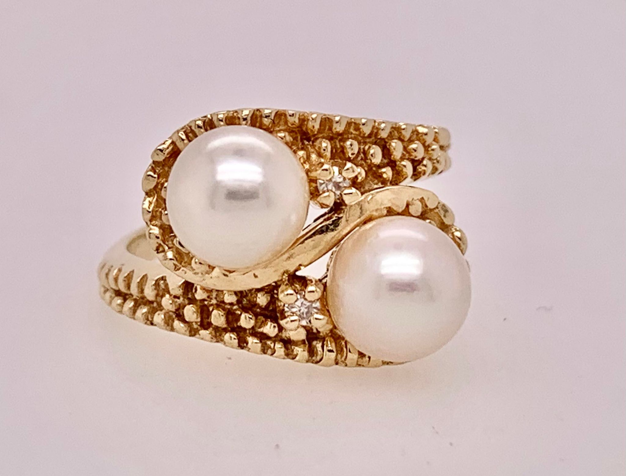 14k Estate Pearl Ring