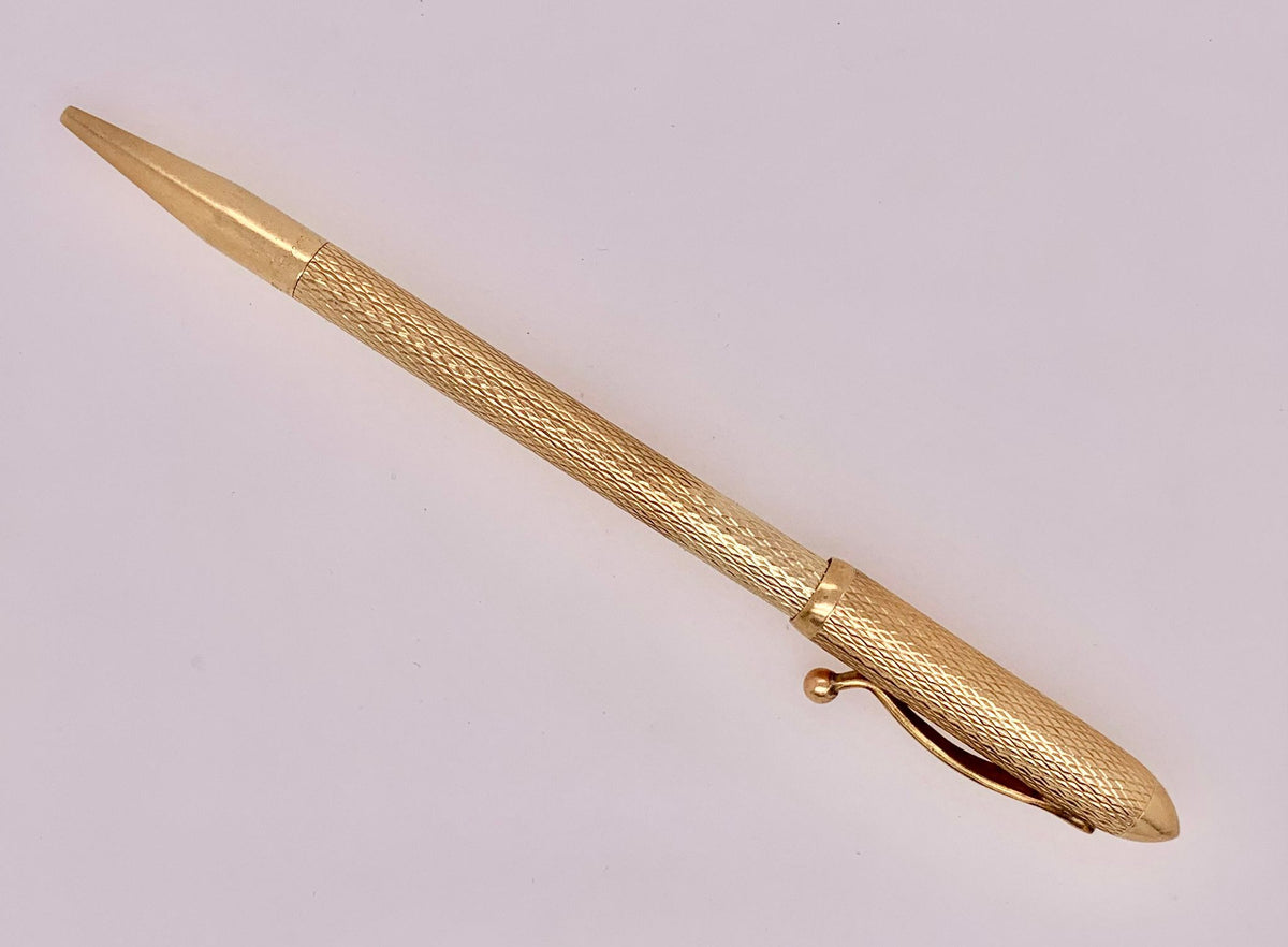 14K Gold Tiffany & Co. Pen and Pencil John Cauley Jeweler