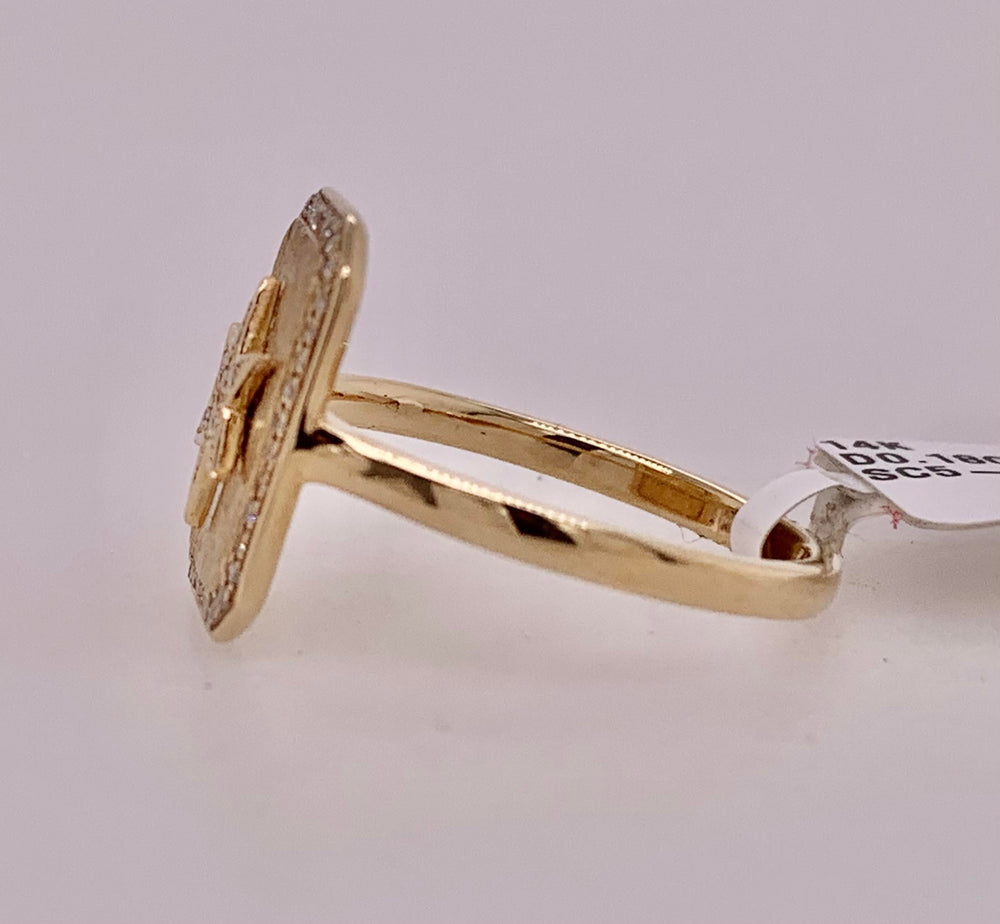 14K Diamond Fashion Ring