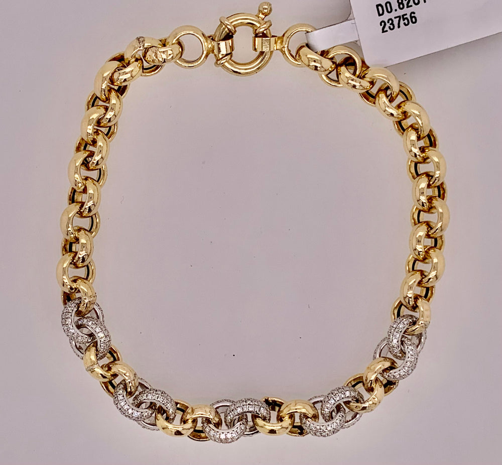 14K Diamond Bracelet