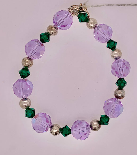 Closeout Crystal Bead Bracelet
