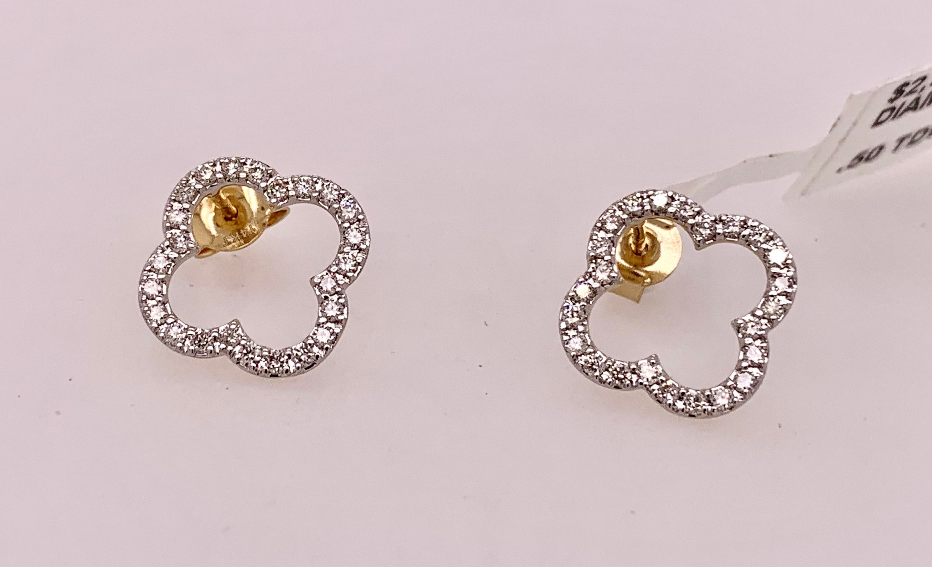 14K Diamond Earrings