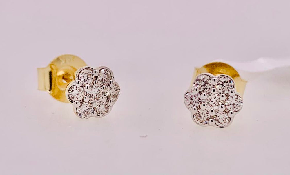 14K Diamond Earrings