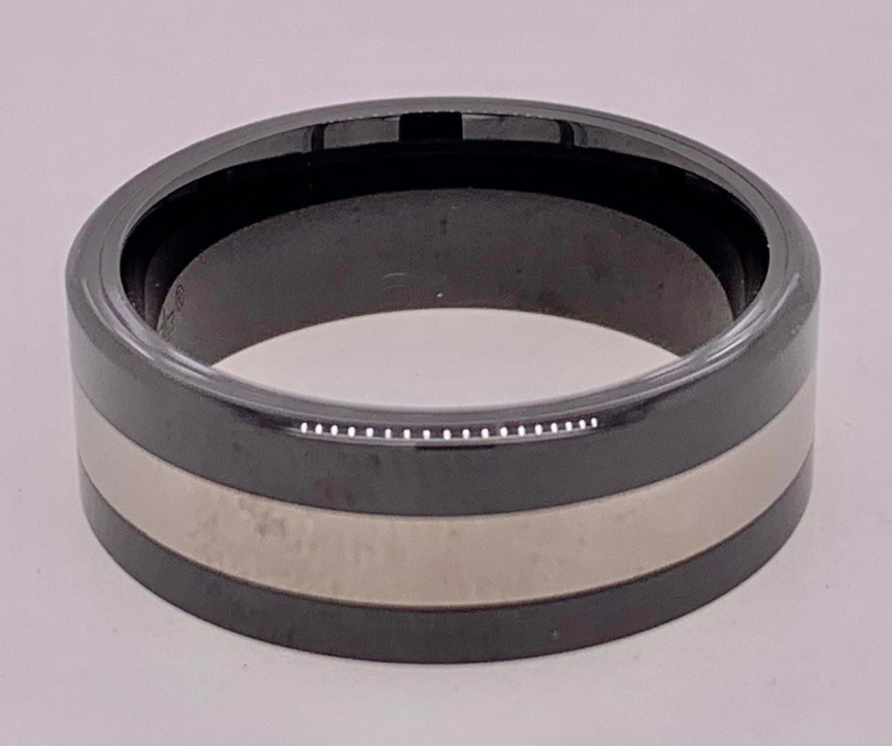 Closeout Ceramic Tungsten Band