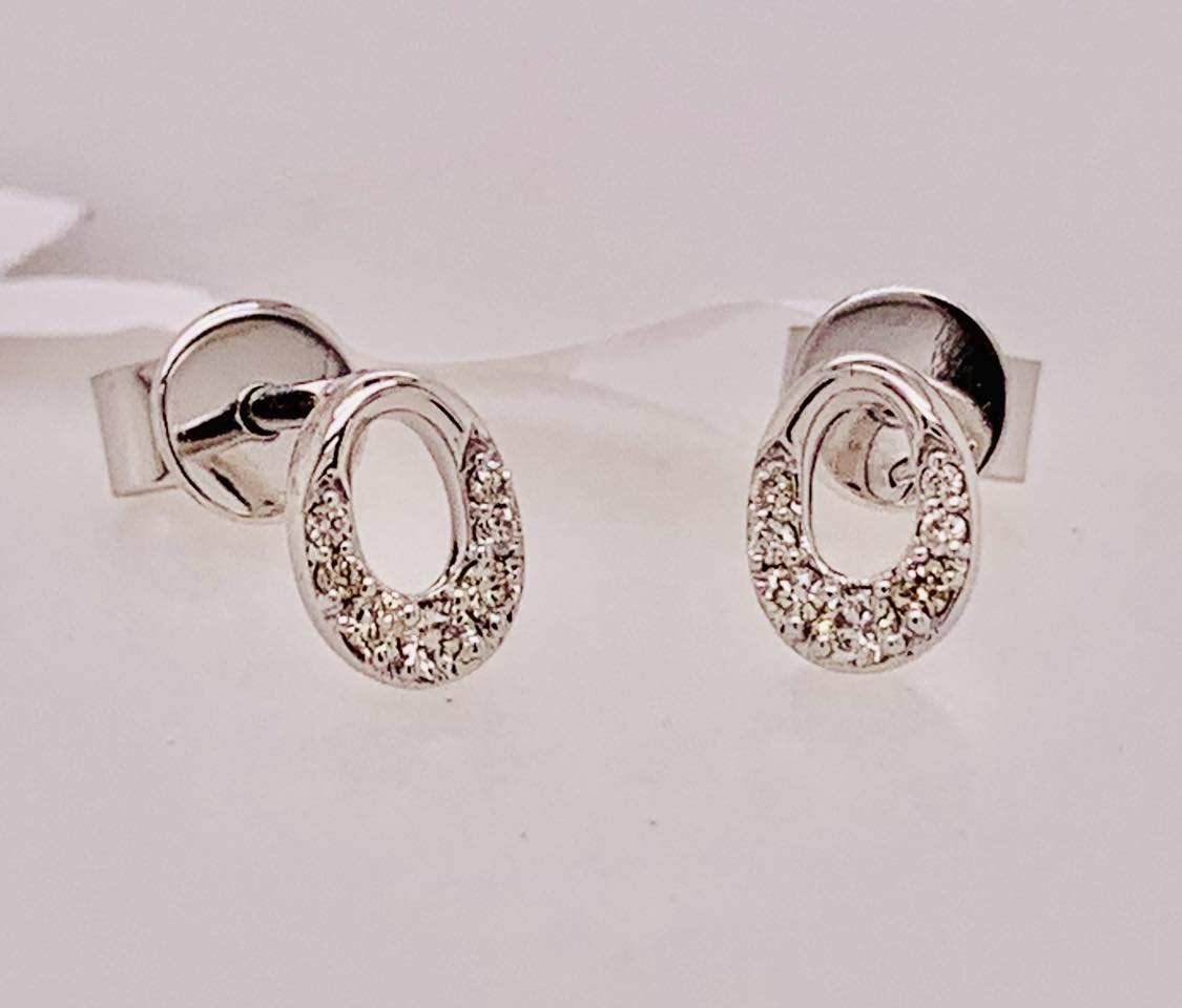 14K Diamond Earrings