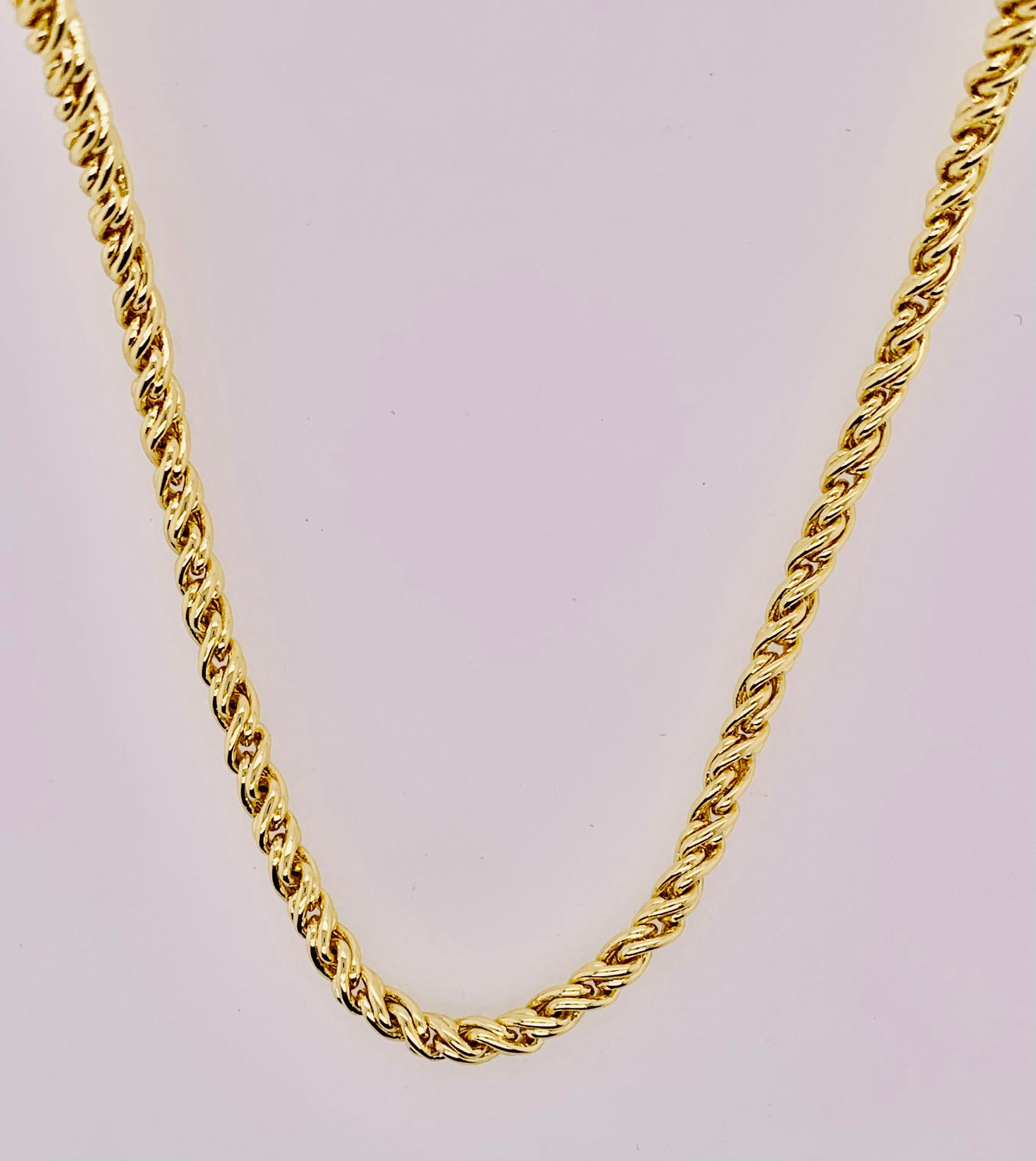 Rope Chain Tennis Necklace