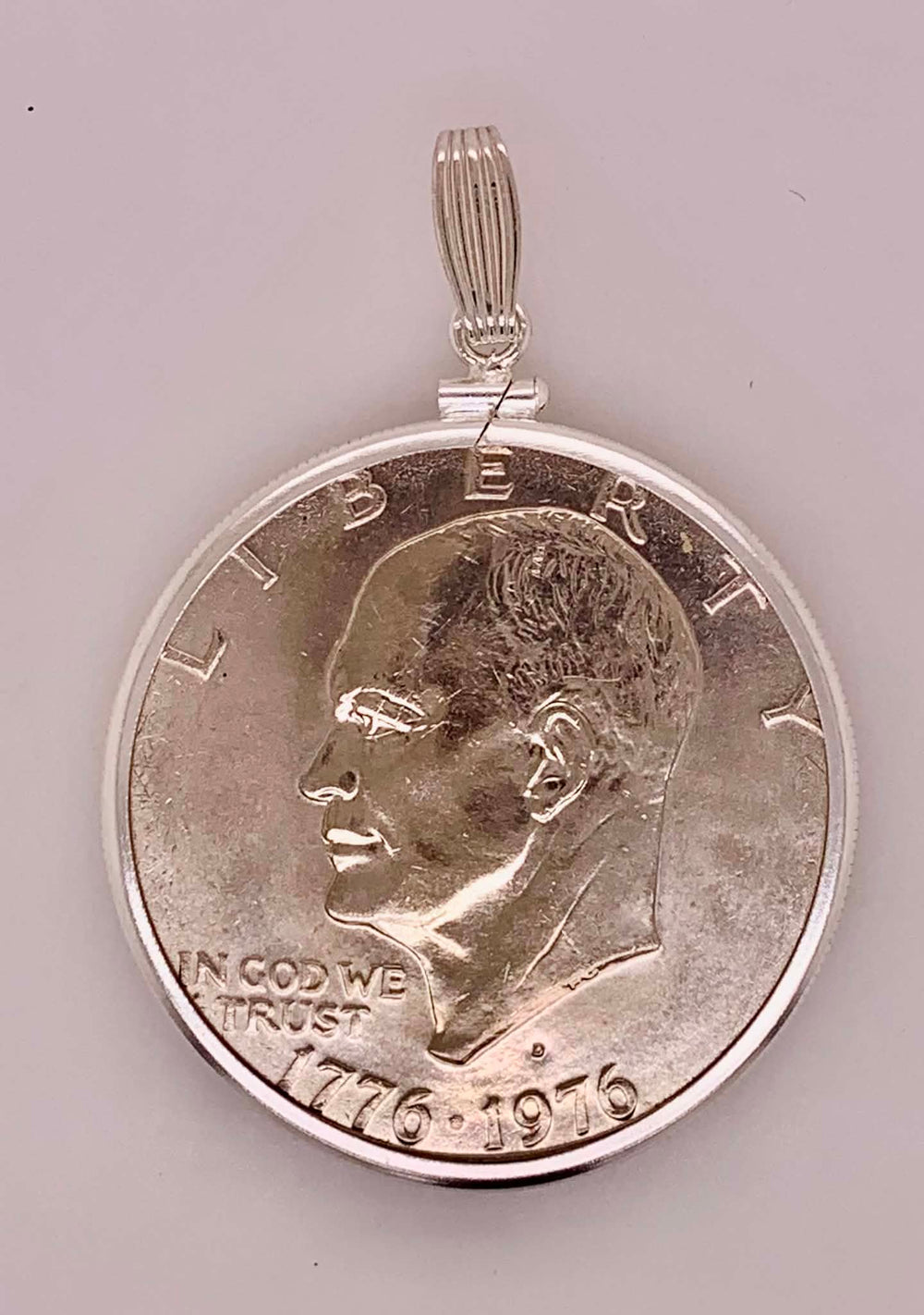 Sterling Silver Liberty Coin Pendant