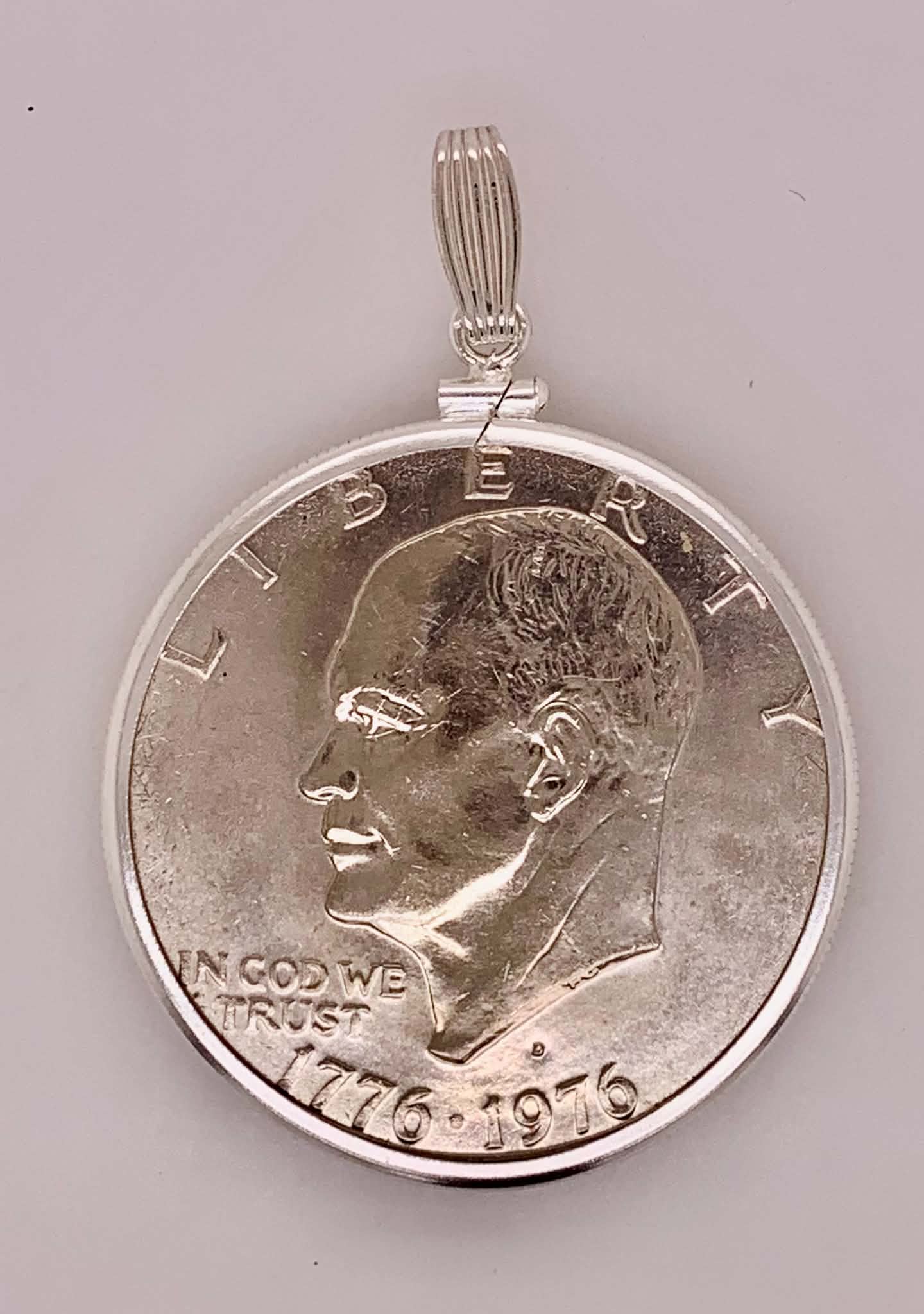Sterling Silver Liberty Coin Pendant