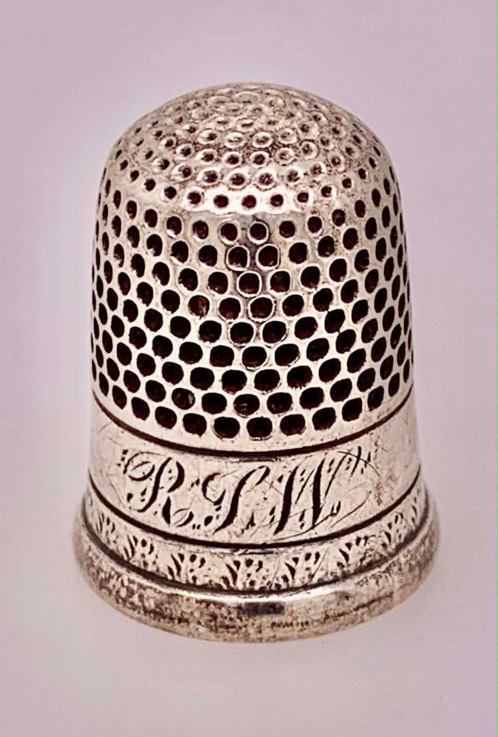 Estate Sterling Silver Thimble