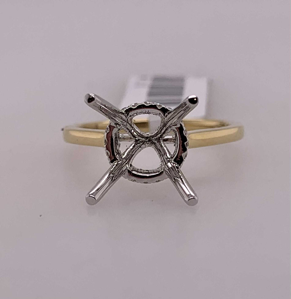 18K Diamond Semi Mount