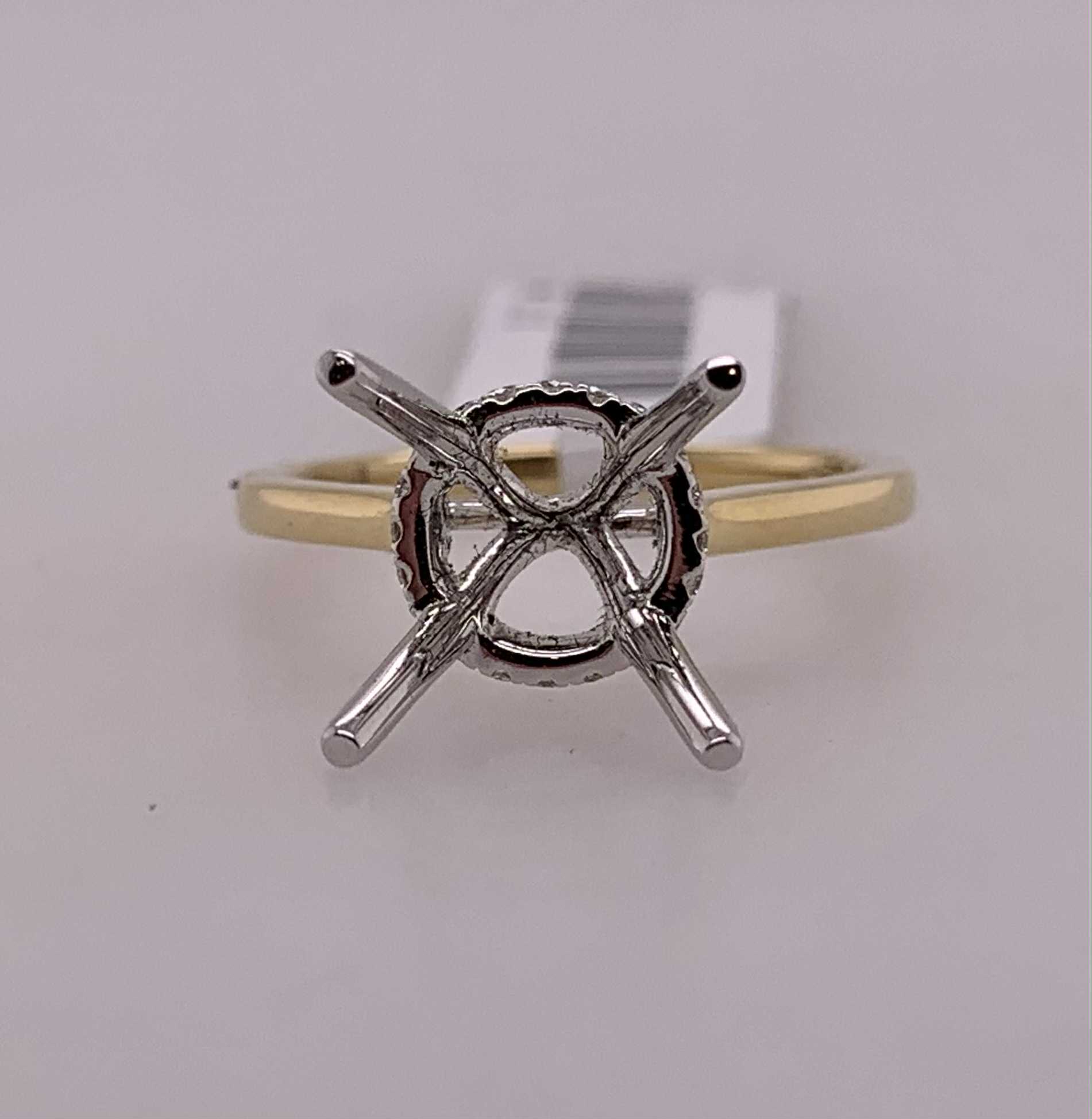 18K Diamond Semi Mount