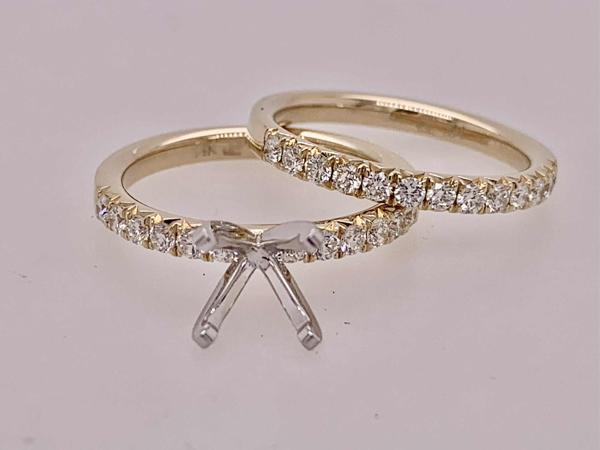 14K Diamond Semi-Mount