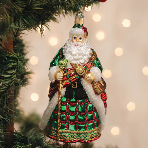 Old World Christmas Irish Father Christmas Ornament