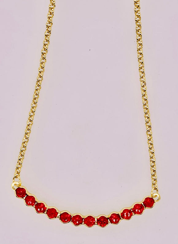 Amber Tennis Necklace