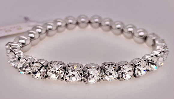 Sorrelli Bright Silver and Crystal Bracelet