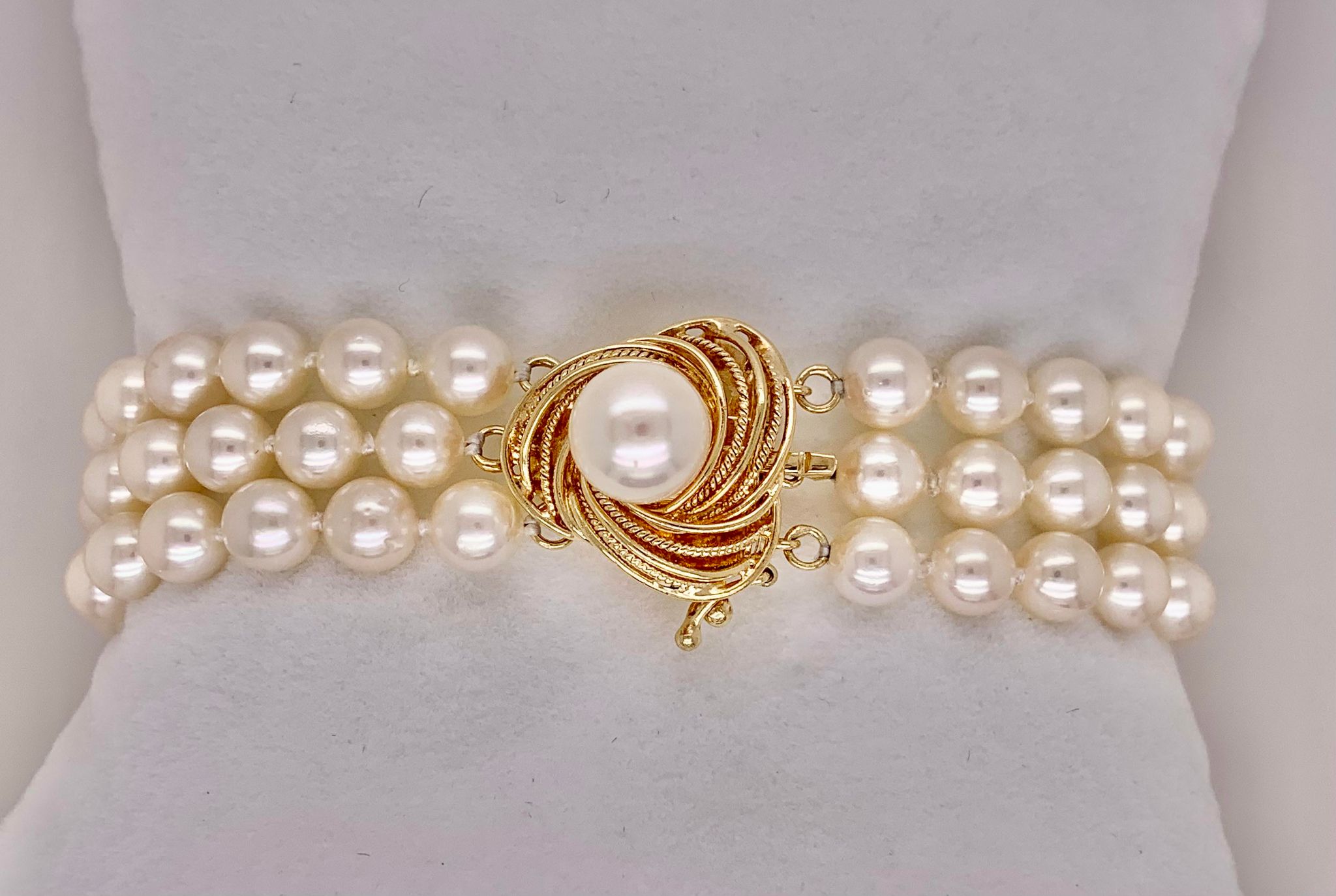 Estate 14K Pearl Clasp