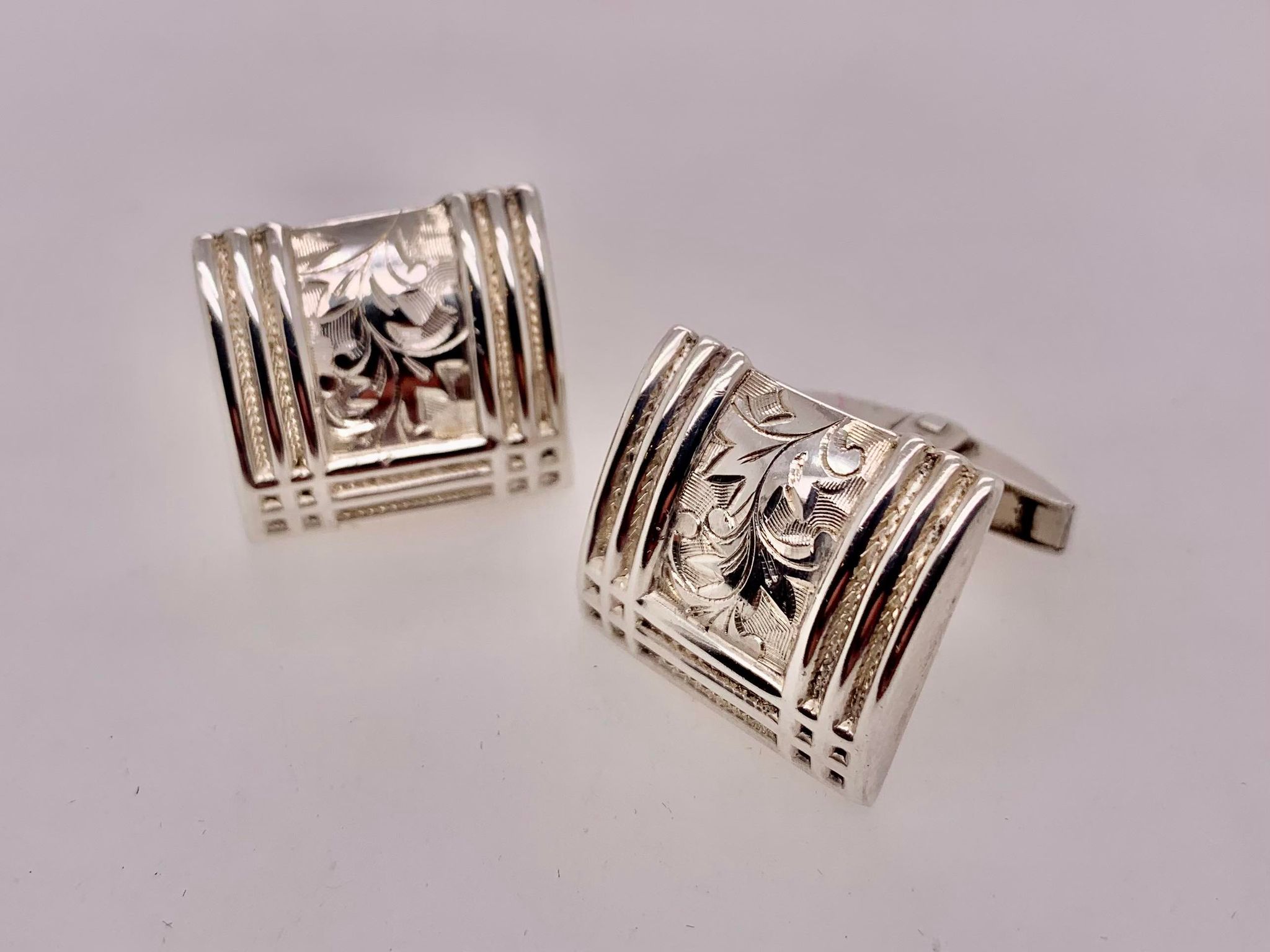 Estate Sterling Silver Cuff Links