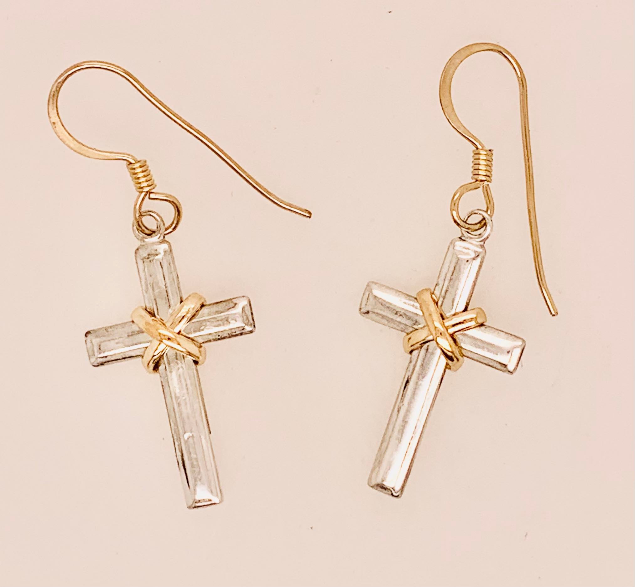 John Cauley Original Cross Earrings