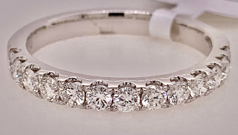 18K White Gold Band