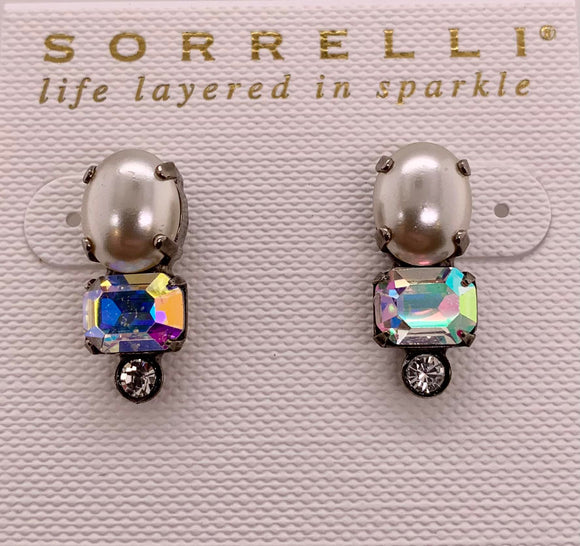 Sorrelli Faux Pearl & Crystal Earring