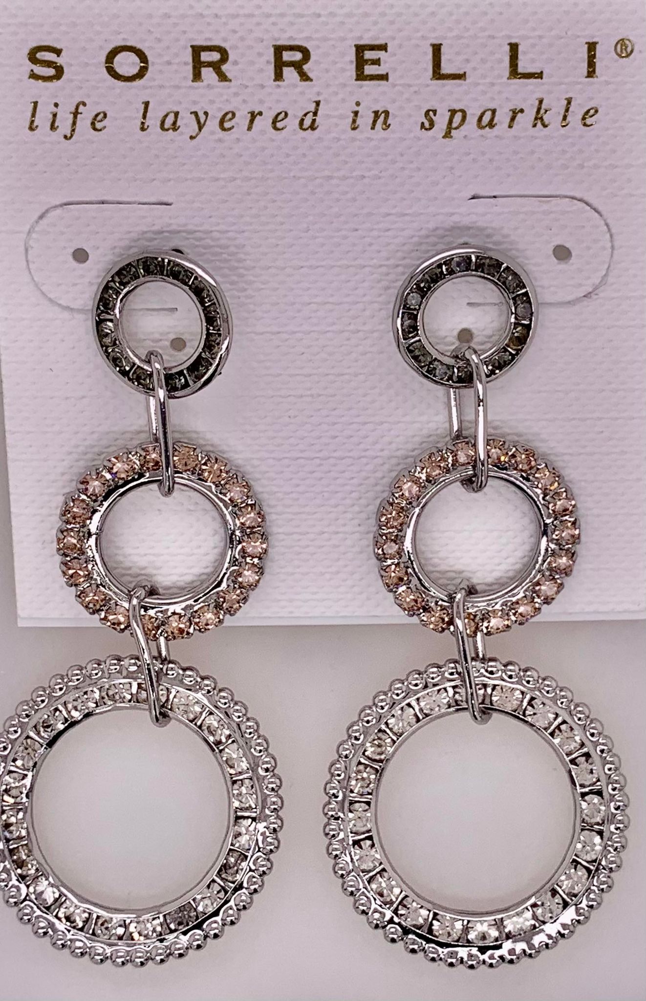 Sorrelli Ramona Trio Dangle Earrings