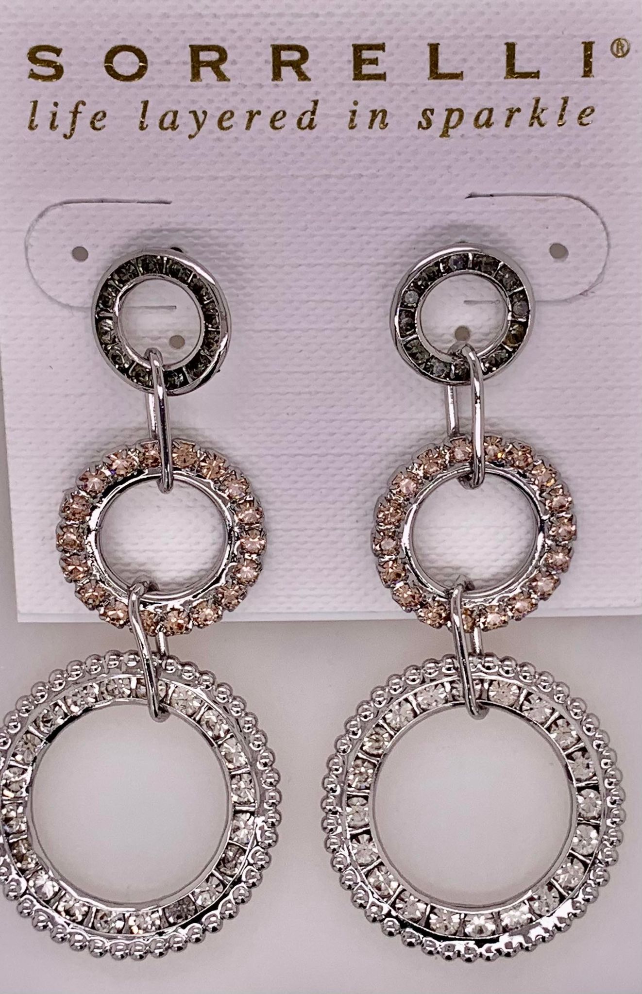 Sorrelli Ramona Trio Dangle Earrings