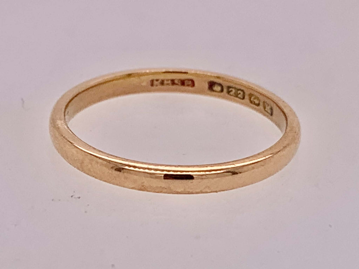 Estate 22K Gold Band