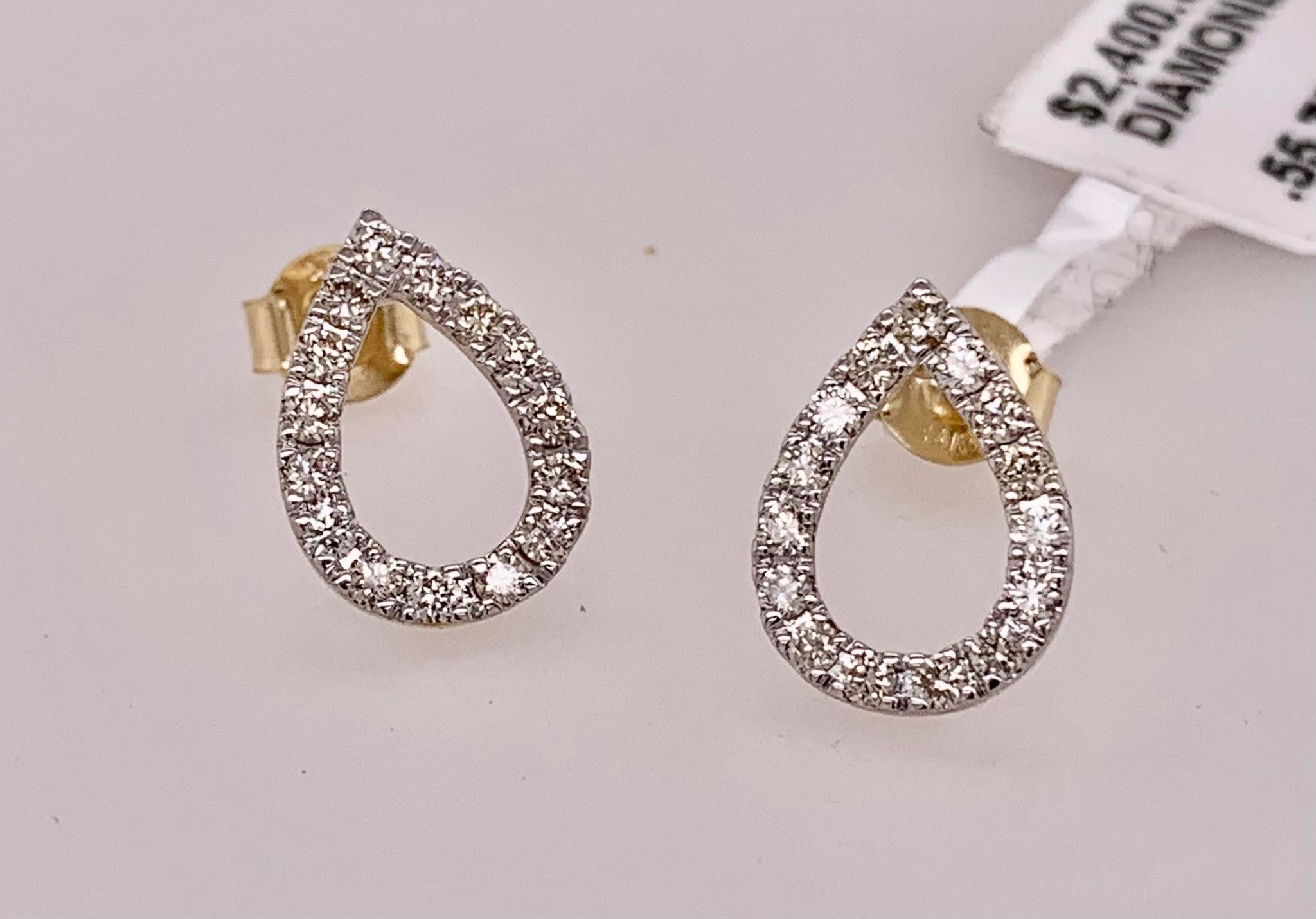 14K Diamond Earrings