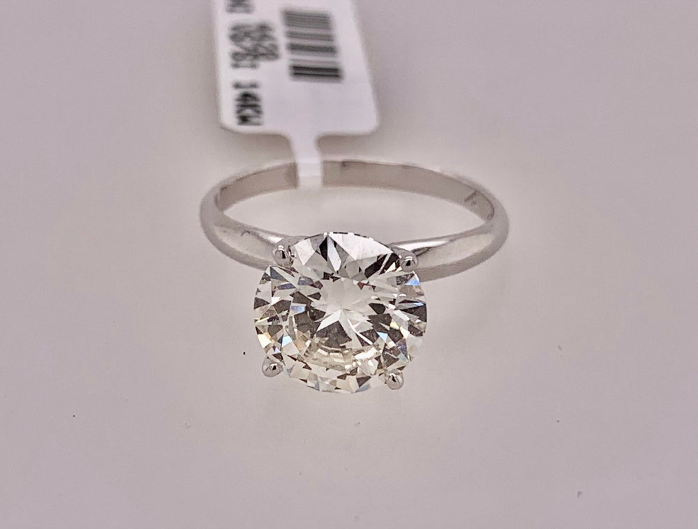 14K LAB Diamond Solitaire Ring
