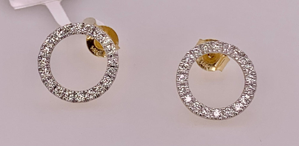 14K Diamond Earrings