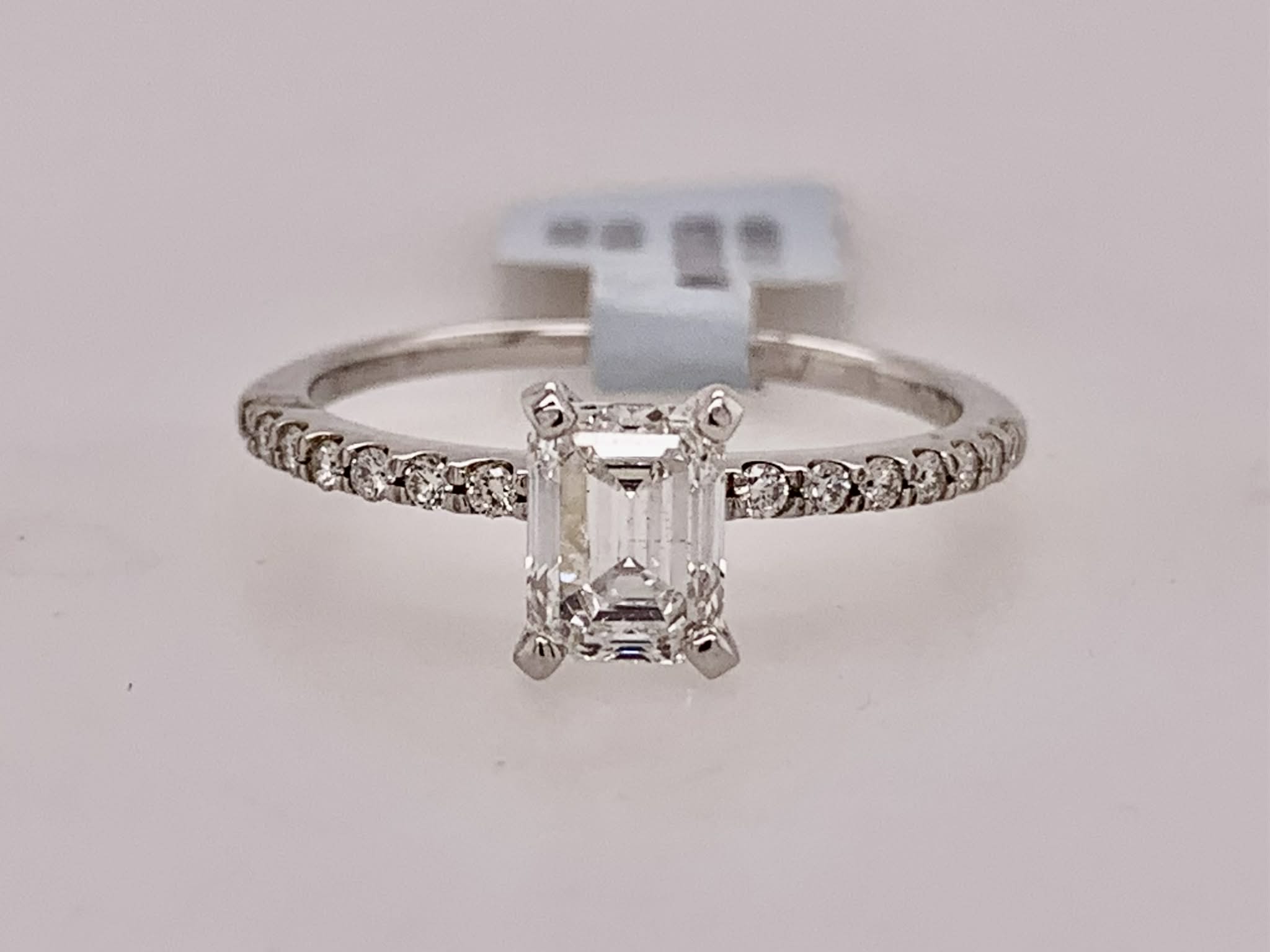 14K LAB Diamond Engagement Ring