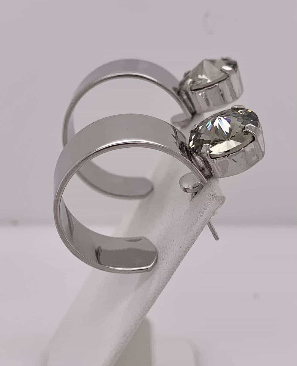 Dani Studded Hoop Earrings