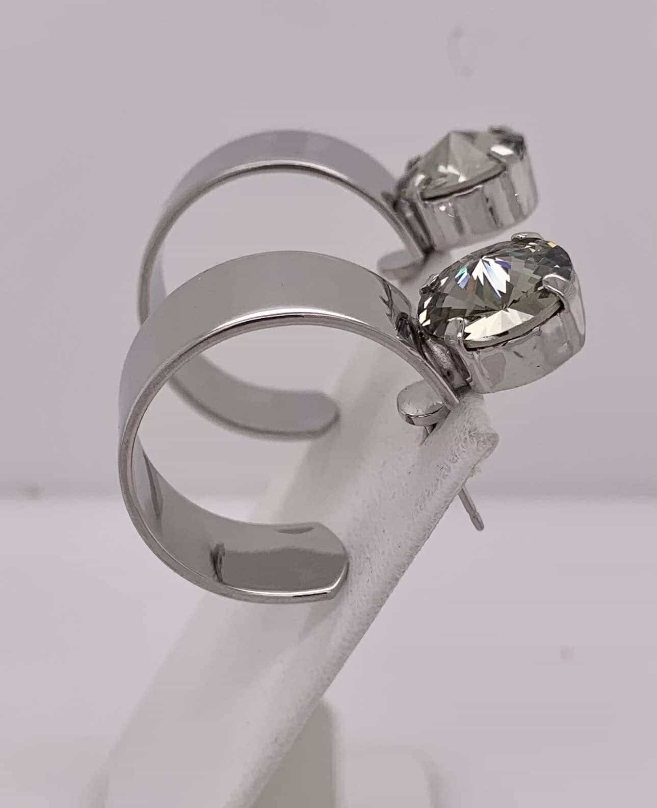 Dani Studded Hoop Earrings