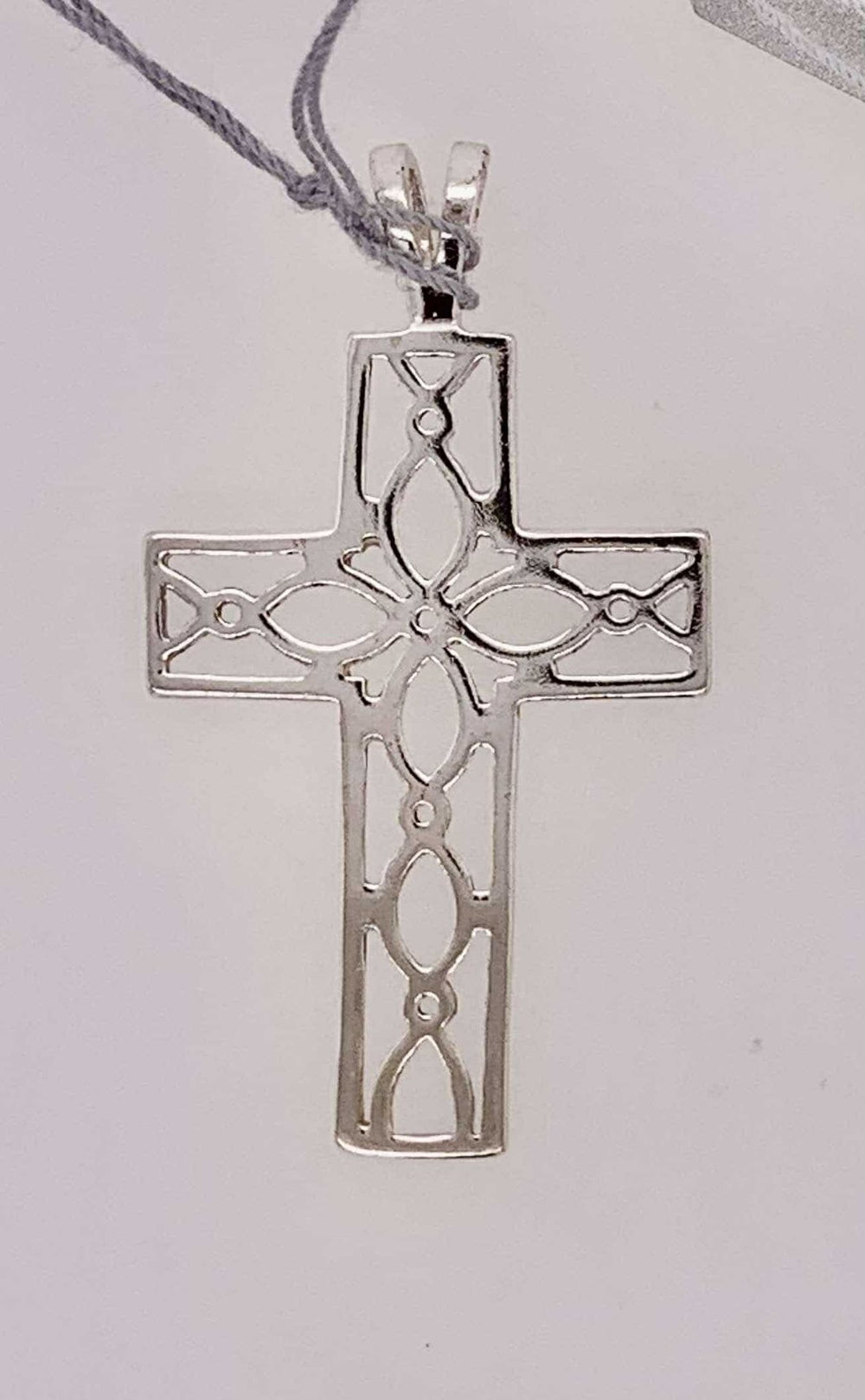 Estate Sterling Silver Cross Pendant