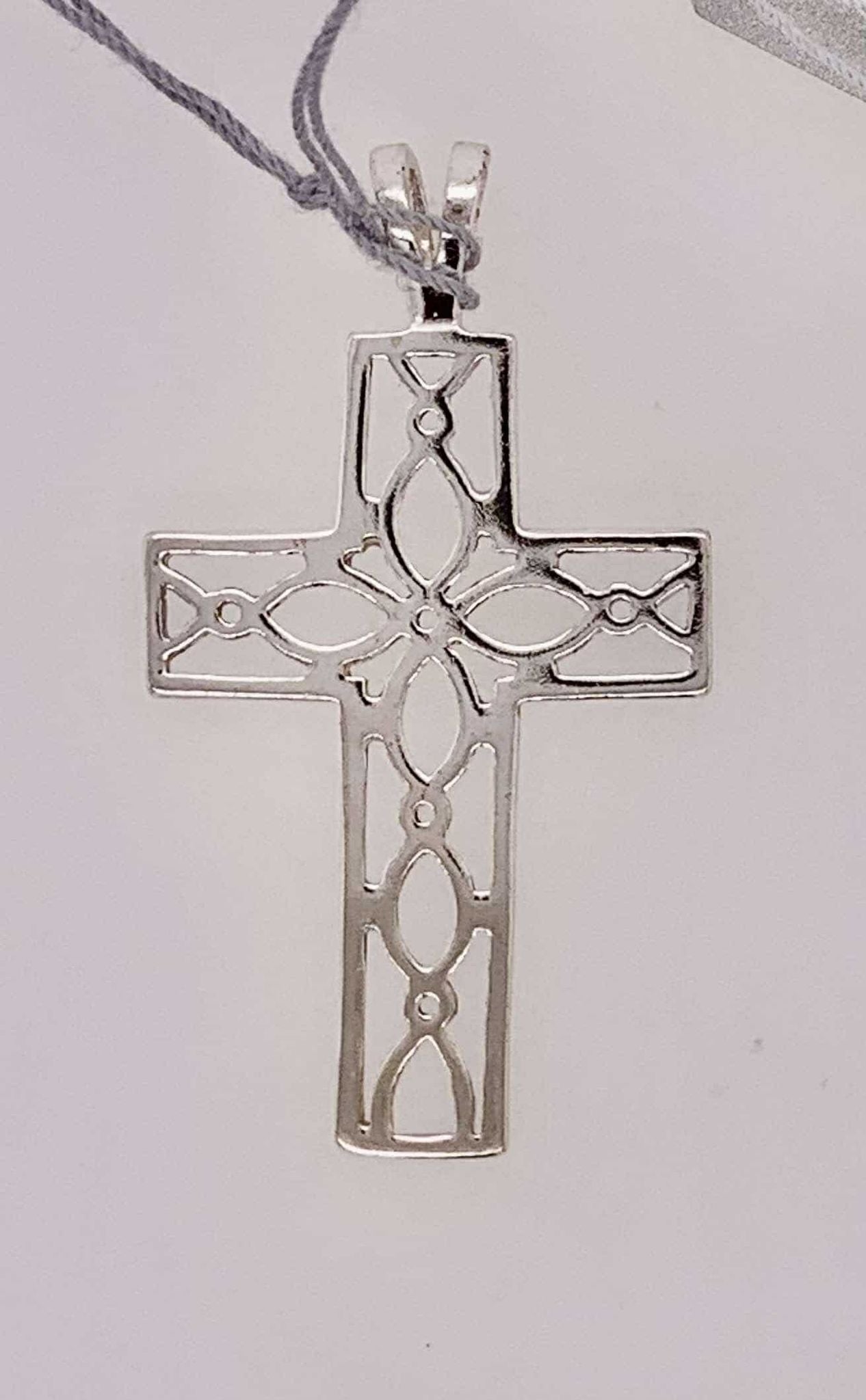 Estate Sterling Silver Cross Pendant