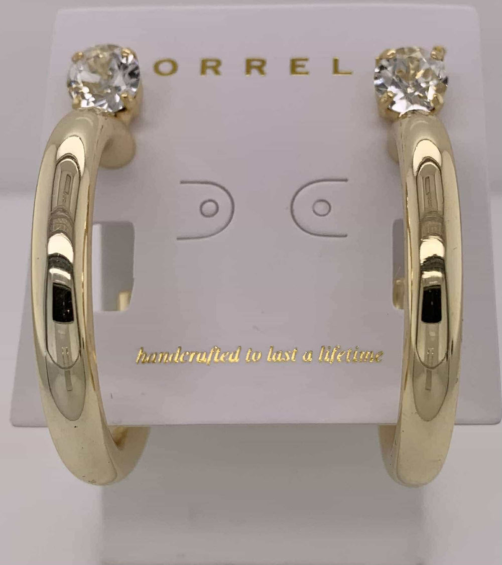 Keeley Studded Hoop Earrings