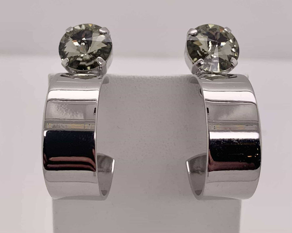 Dani Studded Hoop Earrings