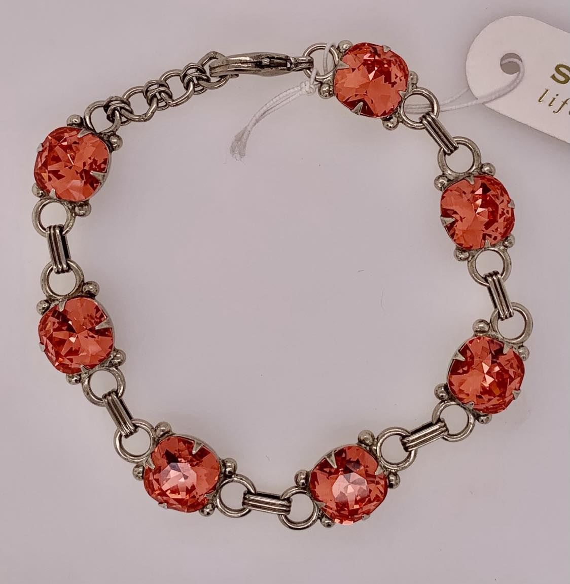 Eyelet Line Tennis Bracelet