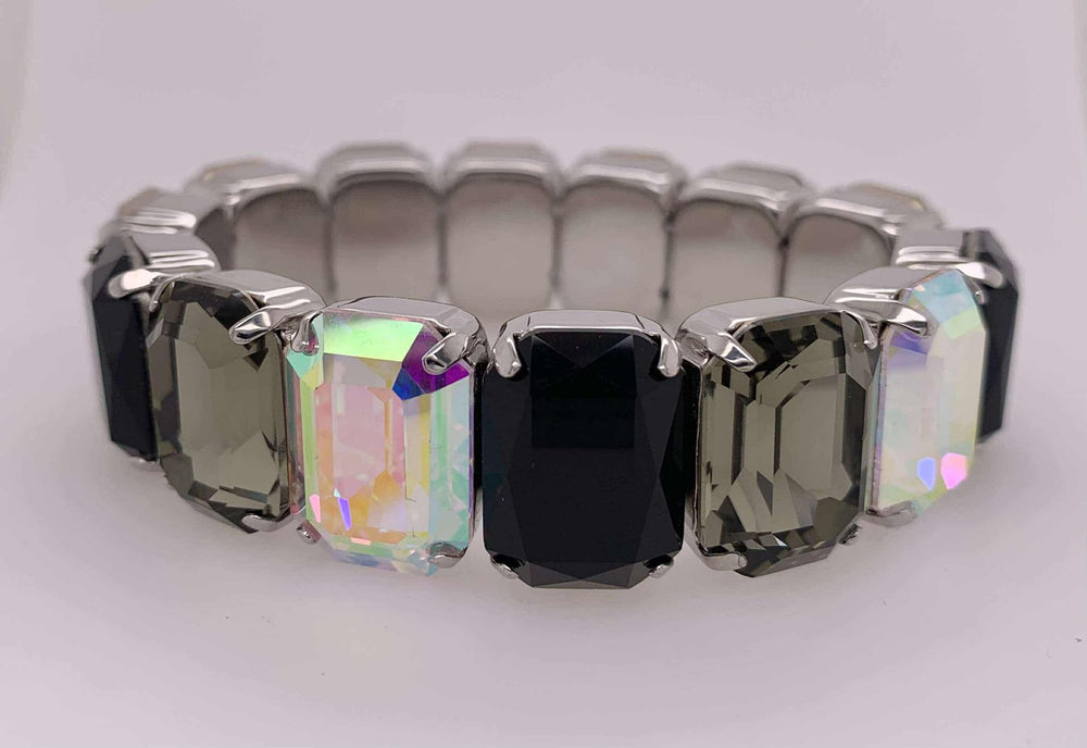 Emerald Cut Stretch Bracelet