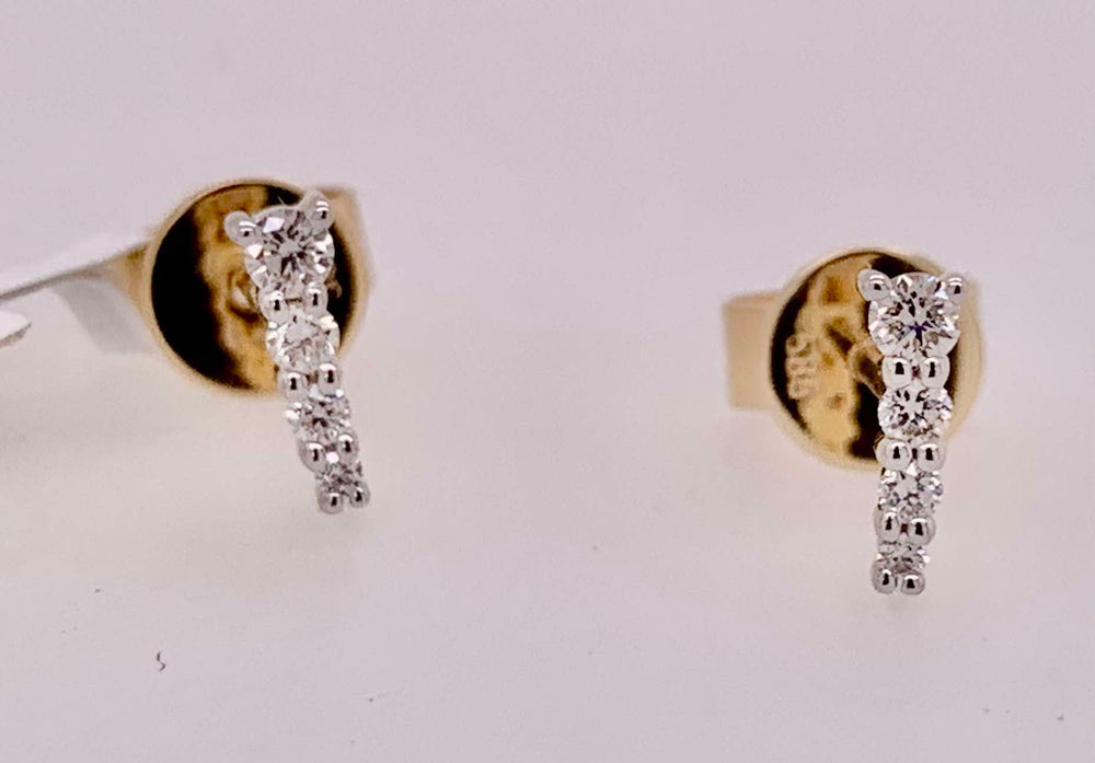 14K Diamond Earrings