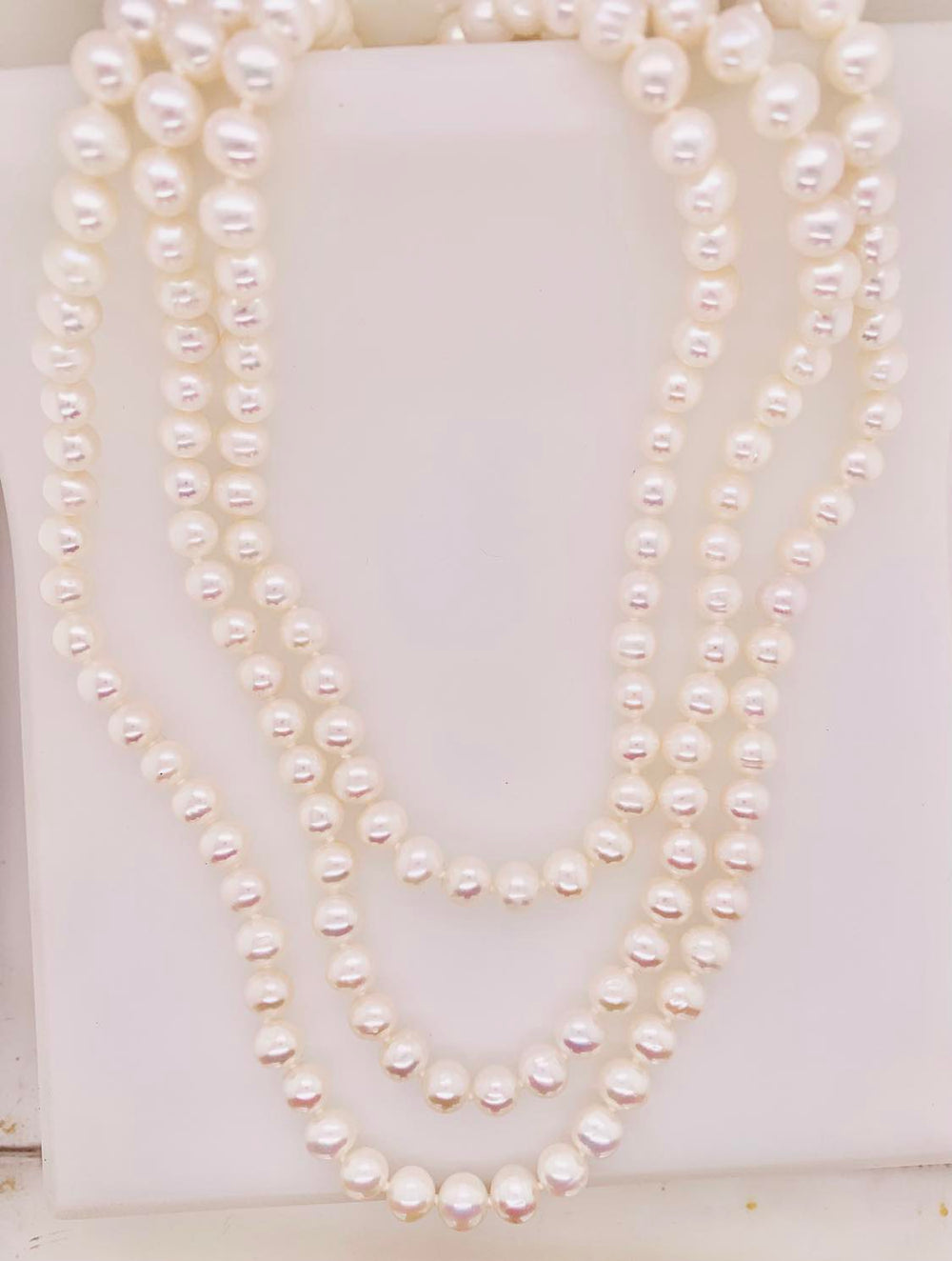 Multi Strand Freshwater Pearl Necklace