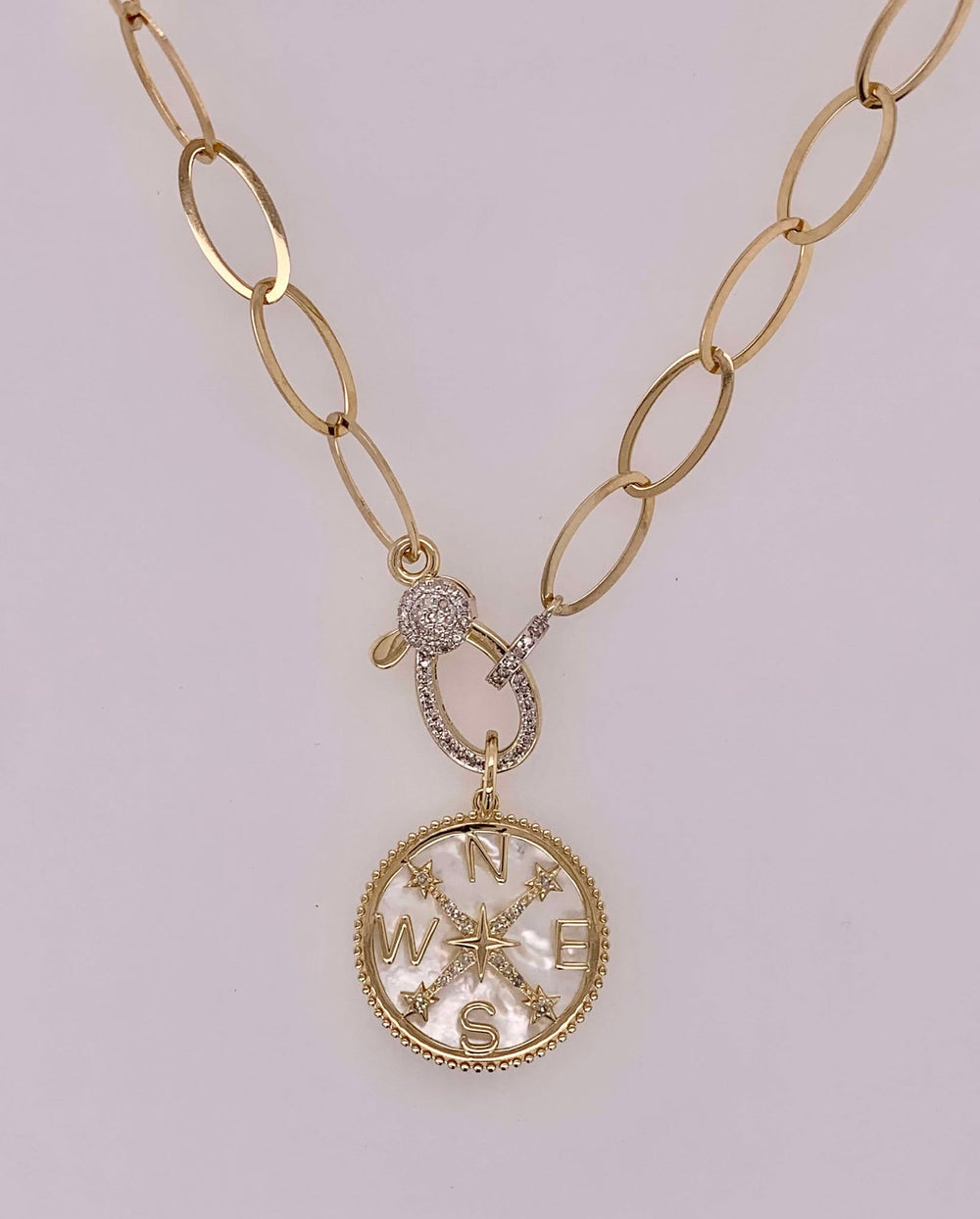 14K Fancy Link Necklace