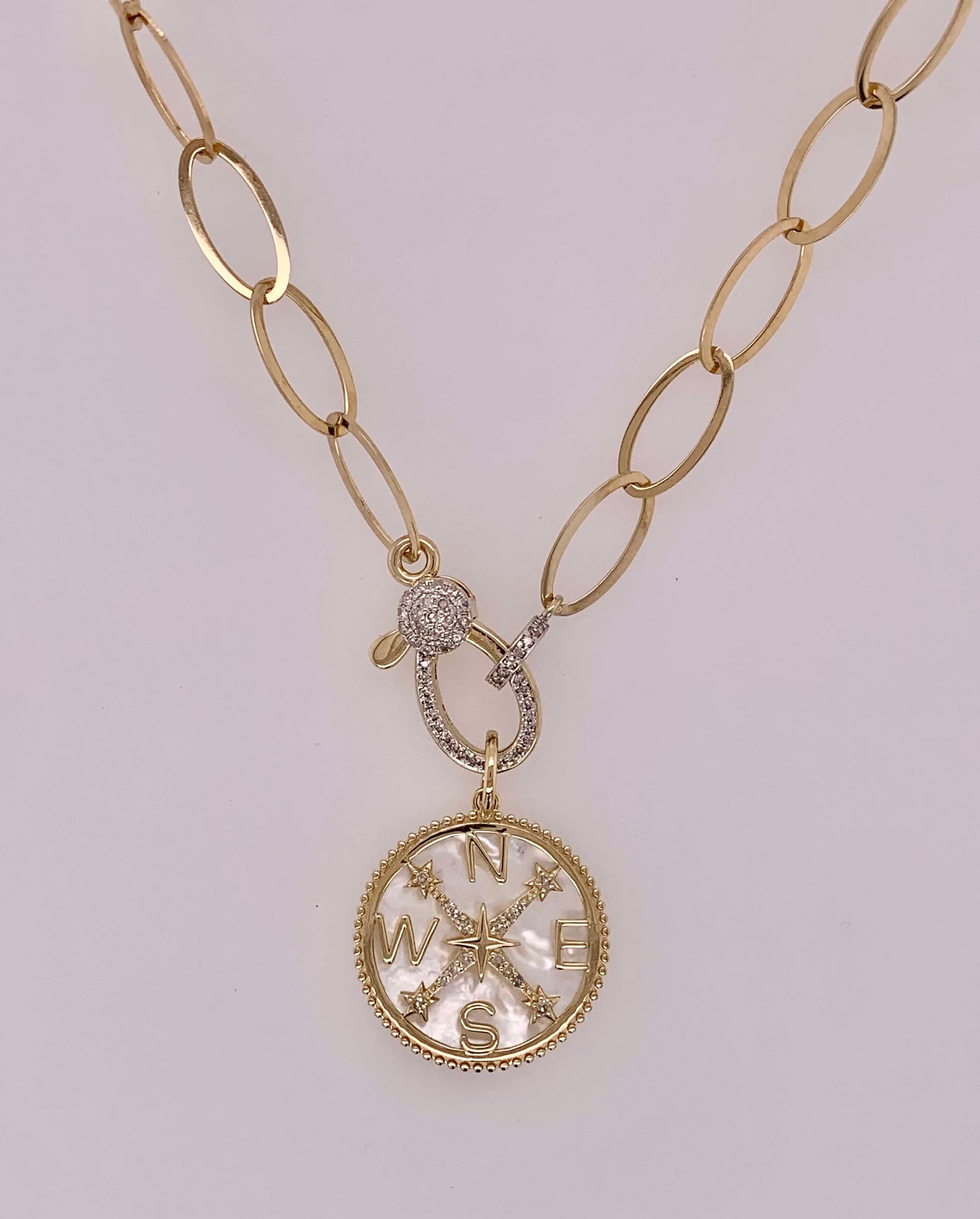 14K Fancy Link Necklace