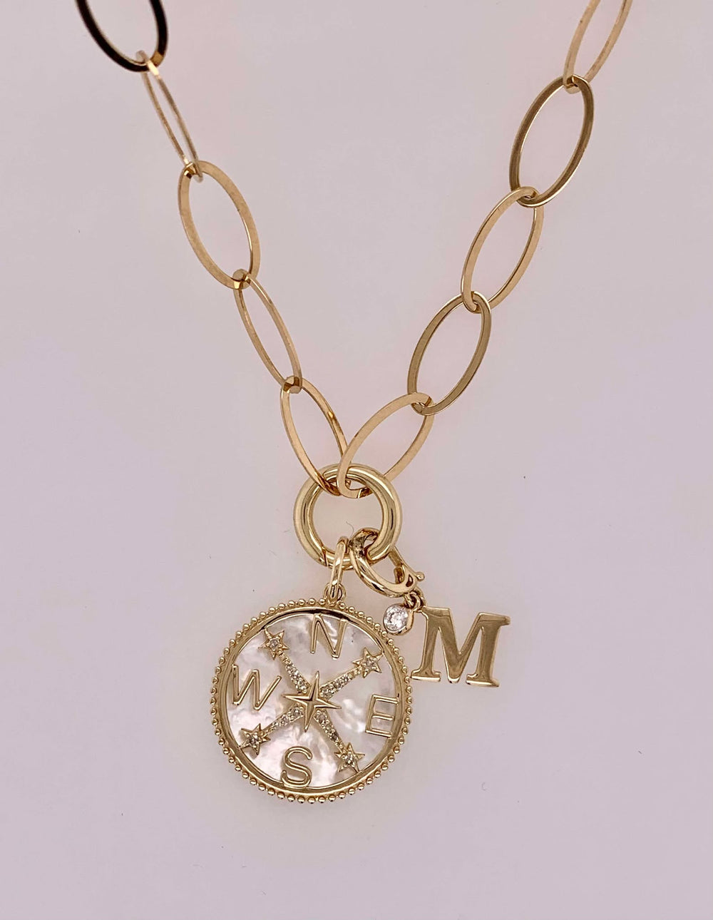 14K Fancy Link Necklace