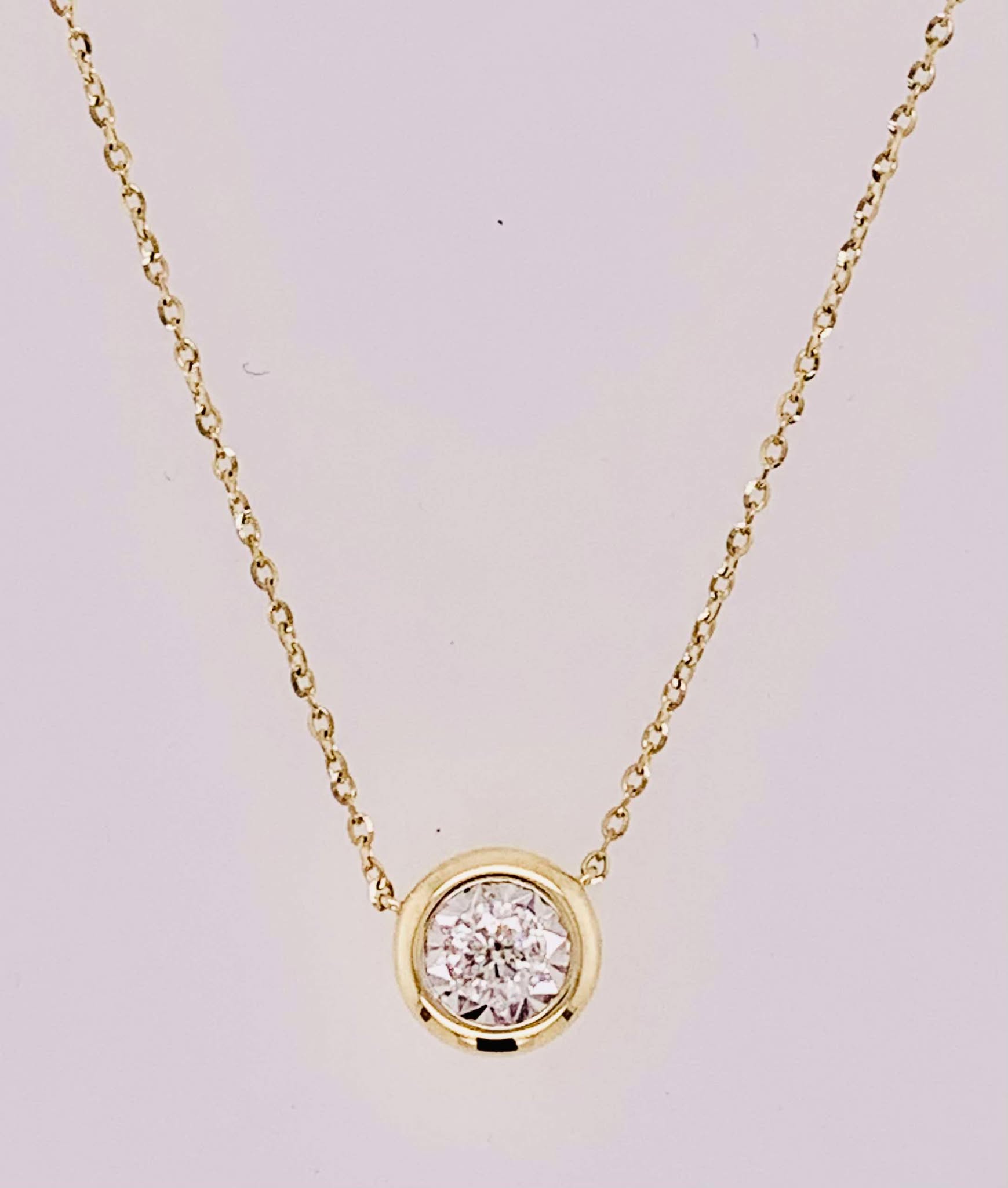 14K Diamond Necklace