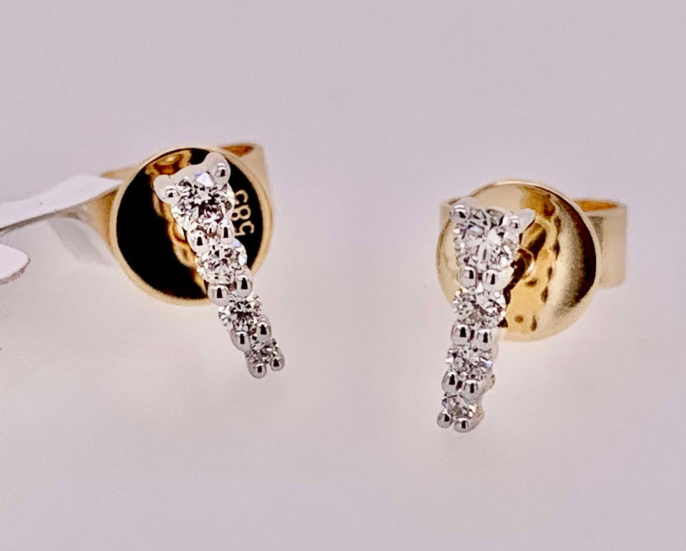 14K Diamond Earrings