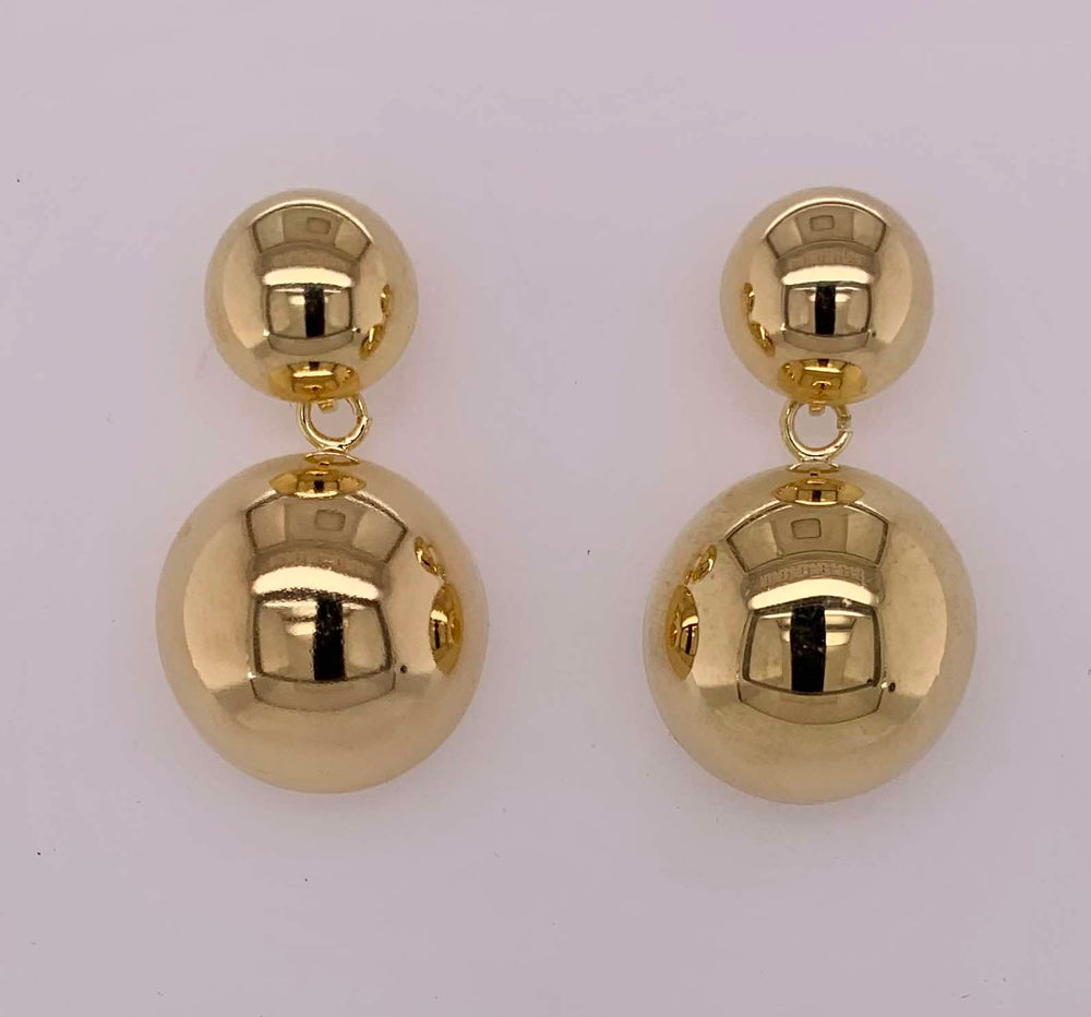 Puffed Dangle Earrings