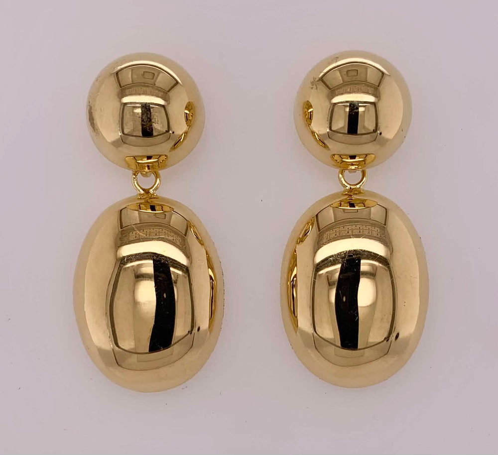 Puffed Dangle Earrings