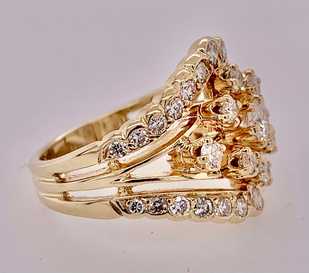 Estate 14K Diamond Ring